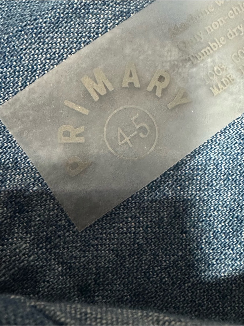Primary Button Up - Picture 4 of 4